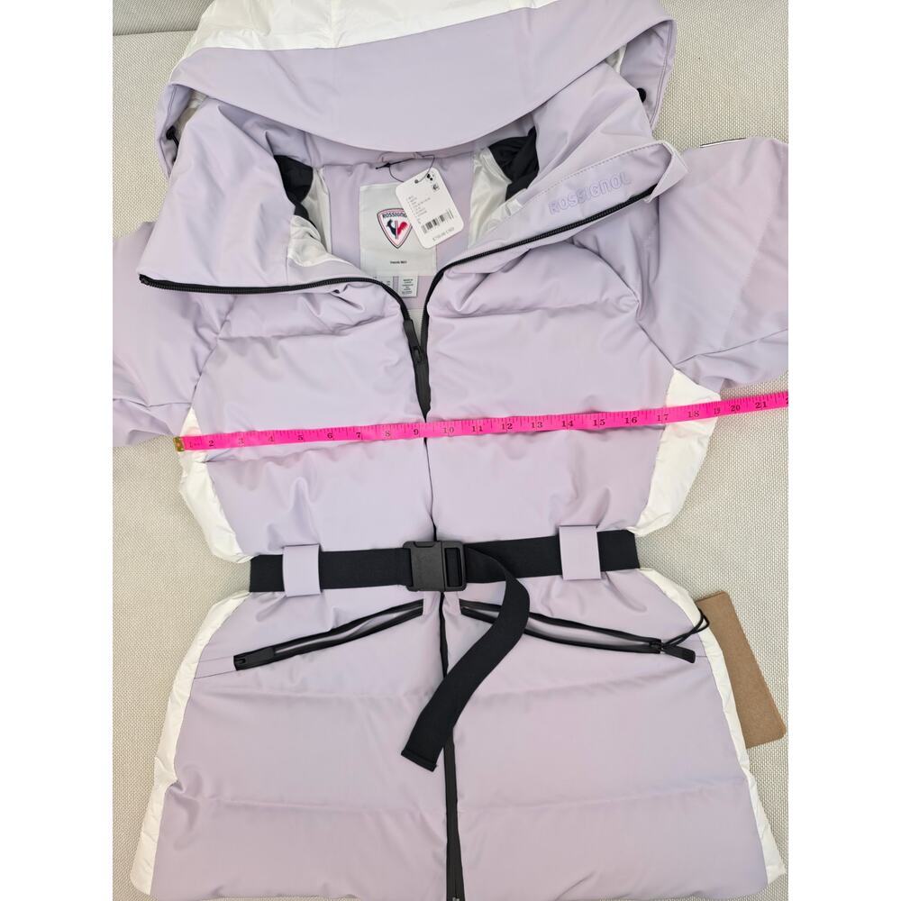 Rossignol Galactic Lilac Women's Ciastel Down Mix Ski Nylon Jacket Sz Small Nwt — image 6 of 8